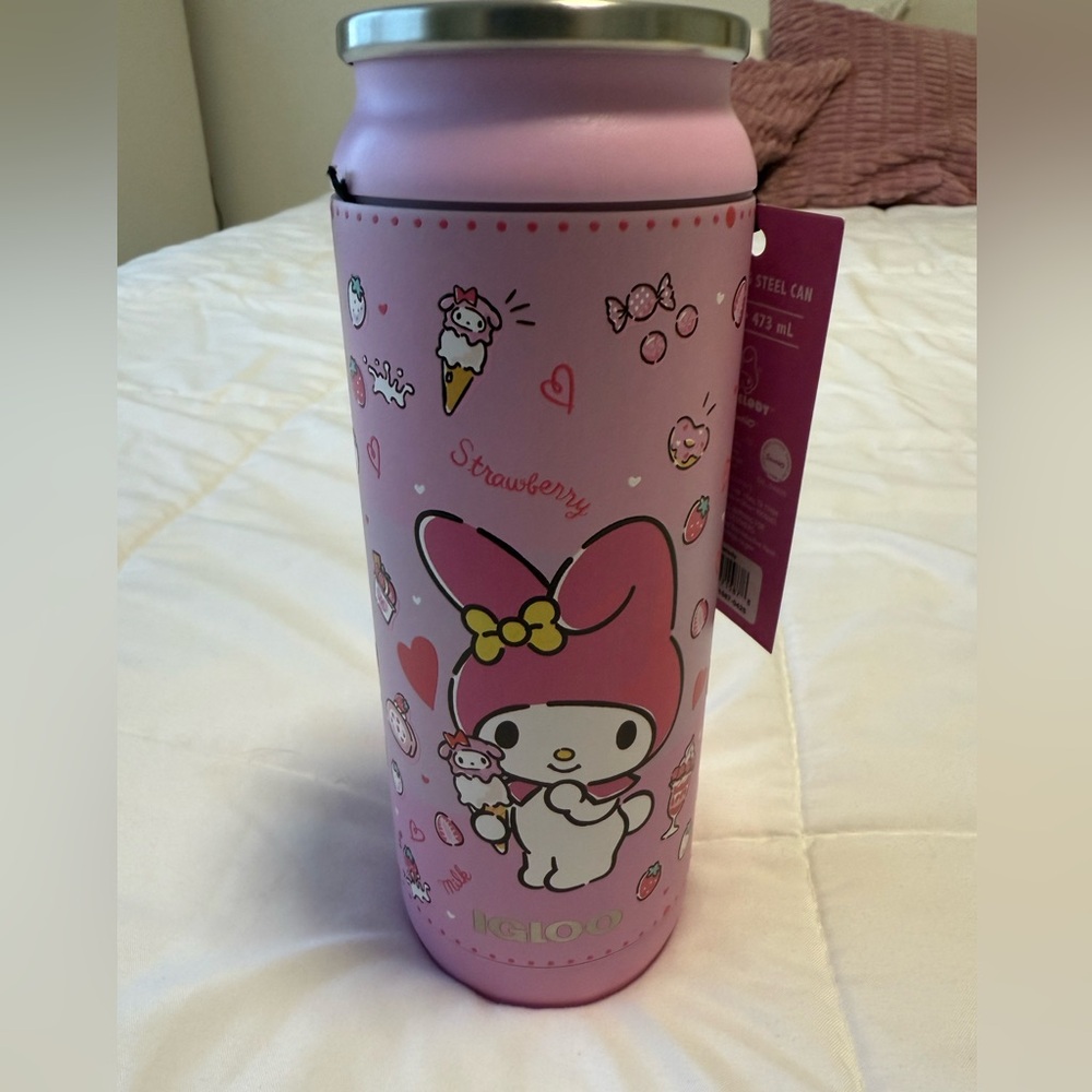 Igloo collab series, my melody, Sanrio Character Stainless Steel 16 oz. Can